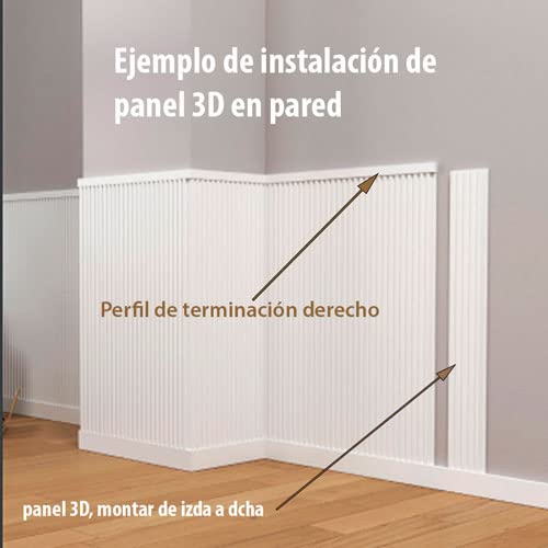 Acoustic 3D Slat Panel - (Panel 250x17x1.5 cm, Natural Oak) WPC Composite Panels Imitation Wood Slatted Cladding Frieze Slats