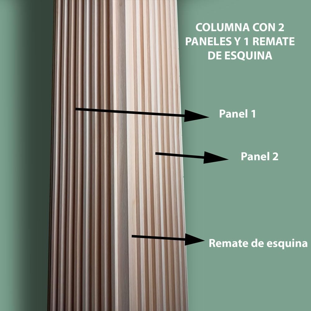 Acoustic 3D Slat Panel - (Panel 250x17x1.5 cm, Natural Oak) WPC Composite Panels Imitation Wood Slatted Cladding Frieze Slats