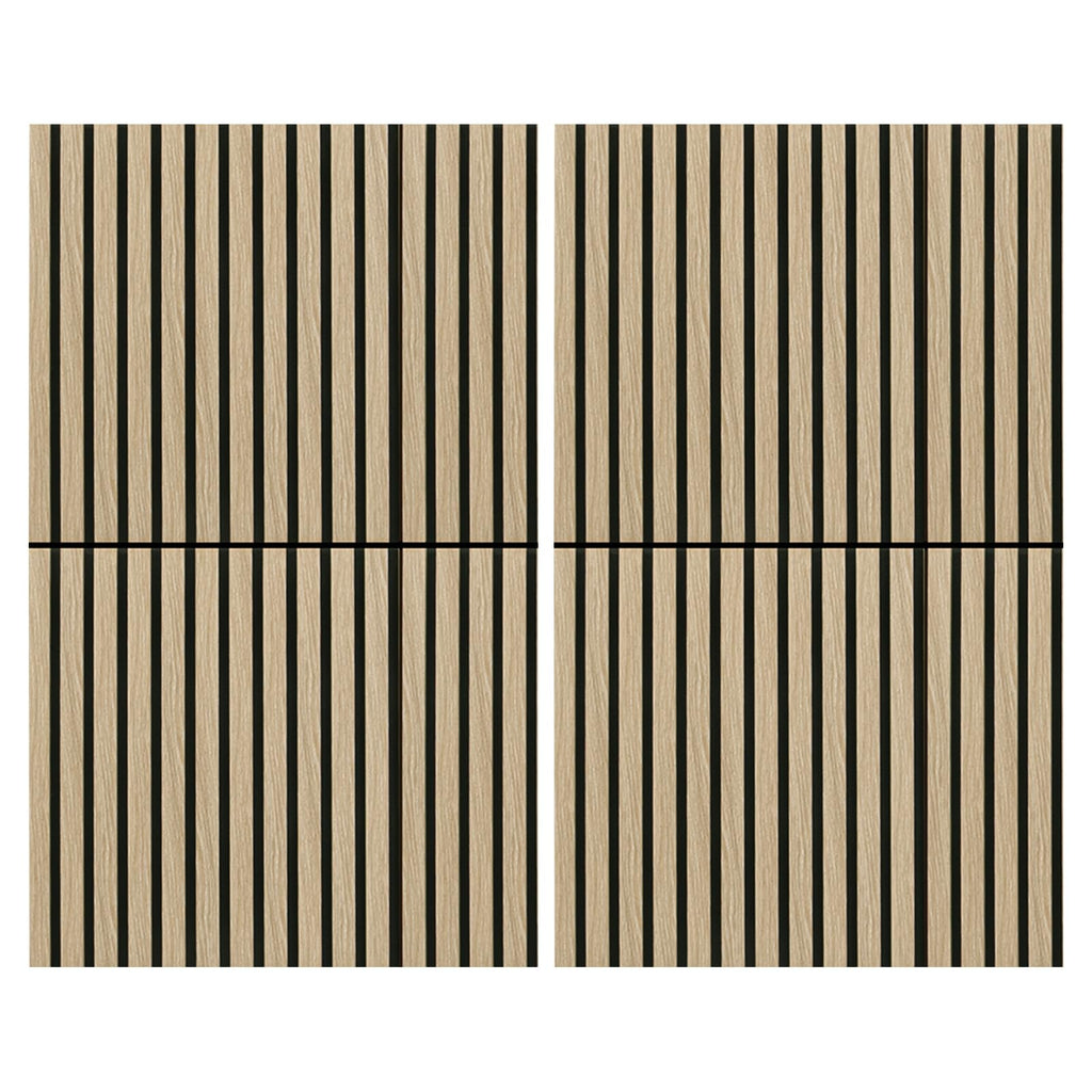 Art3d 3D Folding Acoustic Wall Panels, Soundproofing, 120 x 60 cm, Pack of 2, Felt Wall Cladding, Acoustic Felt Black 1.44 ㎡