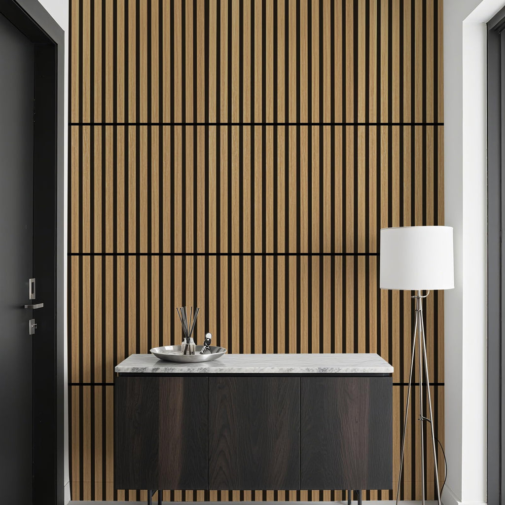 Art3d 3D Folding Acoustic Wall Panels, Soundproofing, 120 x 60 cm, Pack of 2, Felt Wall Cladding, Acoustic Felt Black 1.44 ㎡
