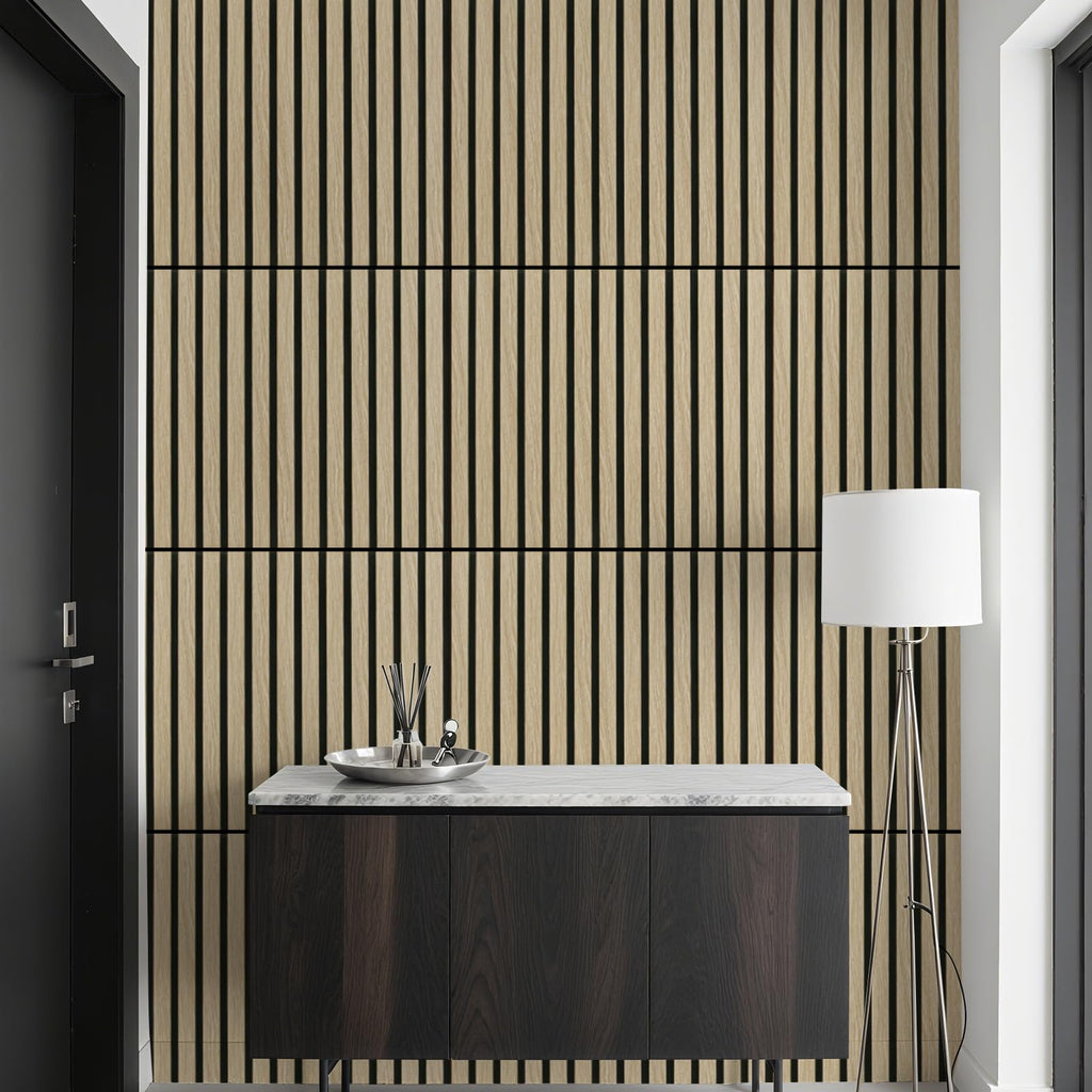 Art3d 3D Folding Acoustic Wall Panels, Soundproofing, 120 x 60 cm, Pack of 2, Felt Wall Cladding, Acoustic Felt Black 1.44 ㎡