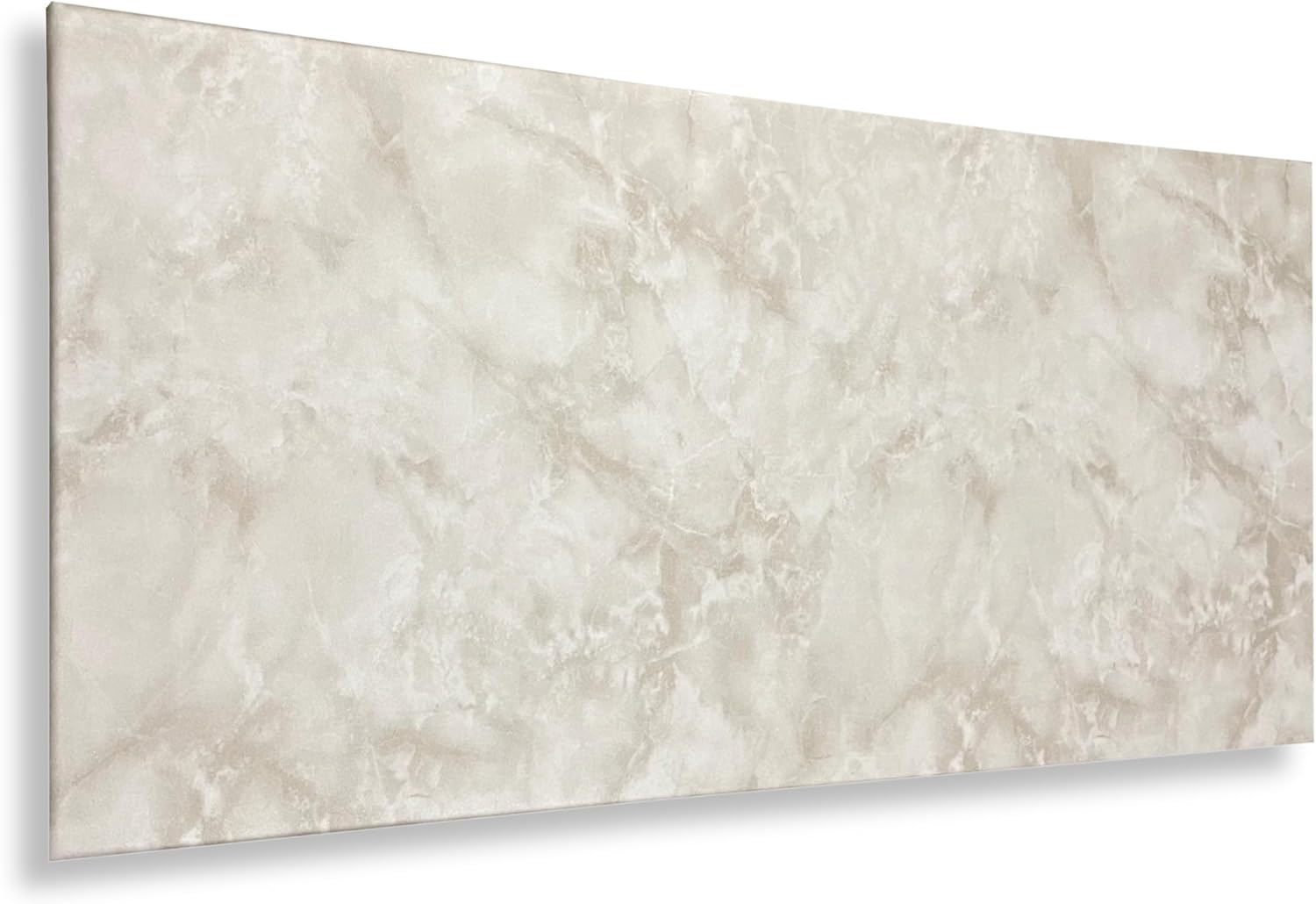 Polystyrene Ceiling Panels, XL Wall Panels, Decoration, Polystyrene and Concrete, Wall Cladding, 3 mm Thick, 100 x 50 cm, 6 m², Pack of 12
