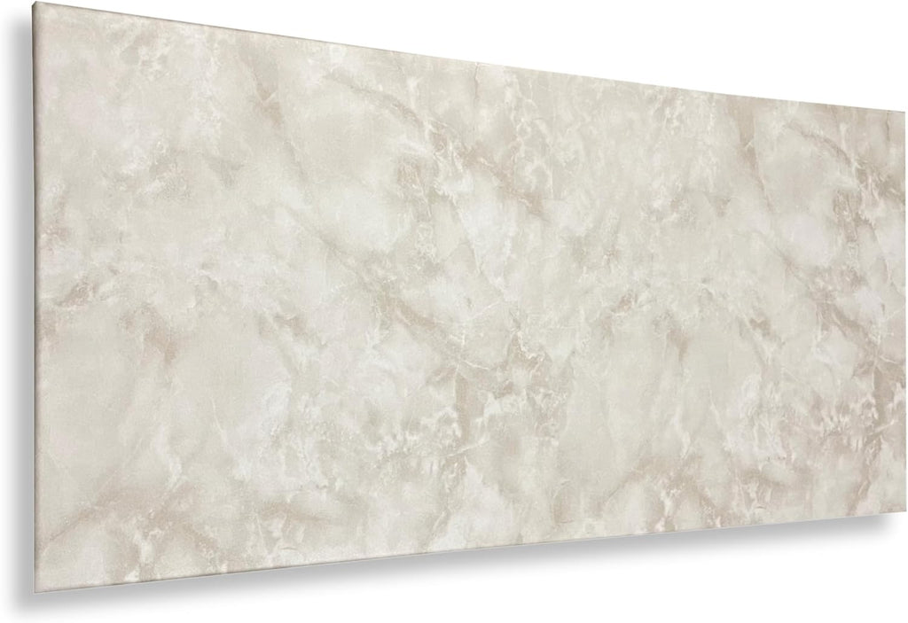 Polystyrene Ceiling Panels, XL Wall Panels, Decoration, Polystyrene and Concrete, Wall Cladding, 3 mm Thick, 100 x 50 cm, 6 m², Pack of 12