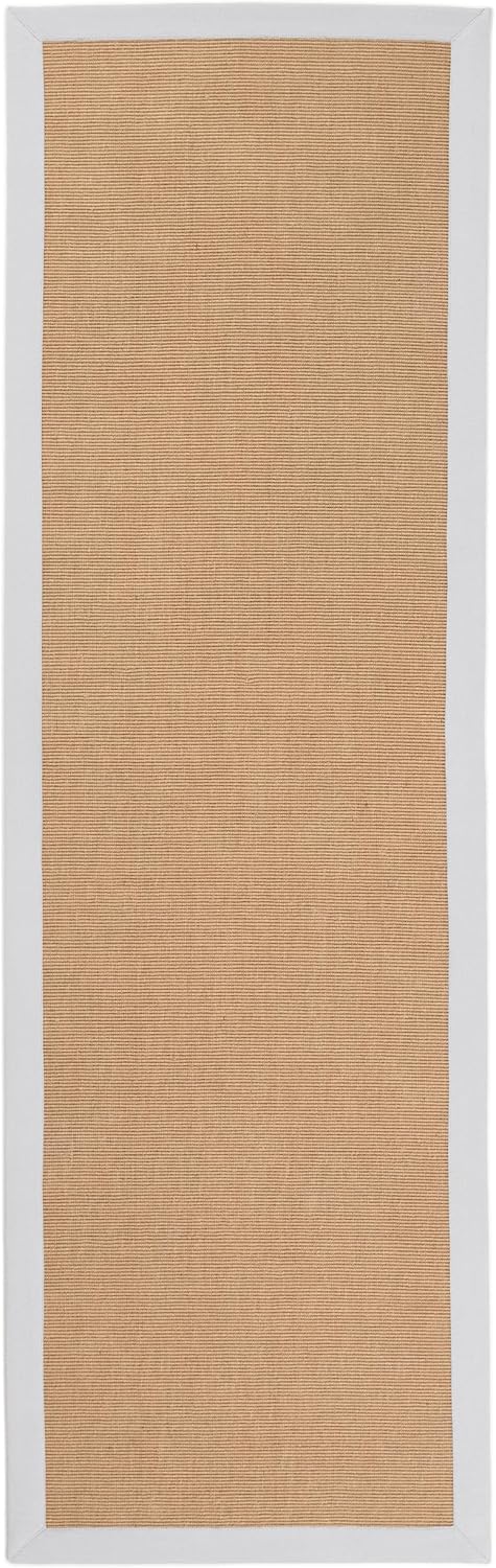 CarpetFine Natural Sisal Rug Beige 140x200cm | Modern Rug for Living Room and Bedroom