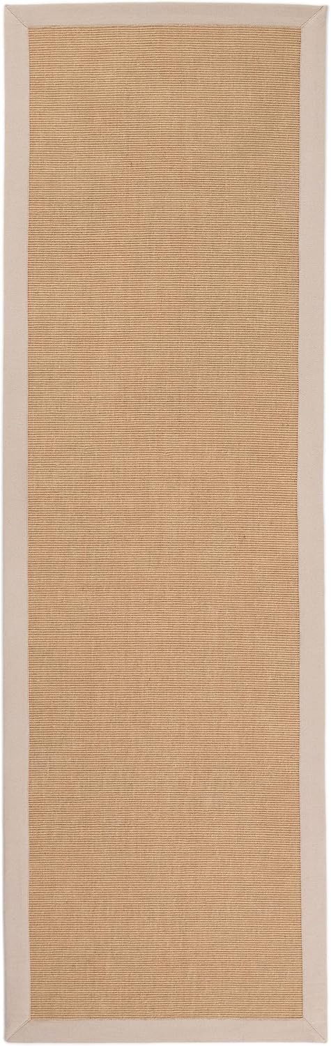 CarpetFine Natural Sisal Rug Beige 140x200cm | Modern Rug for Living Room and Bedroom