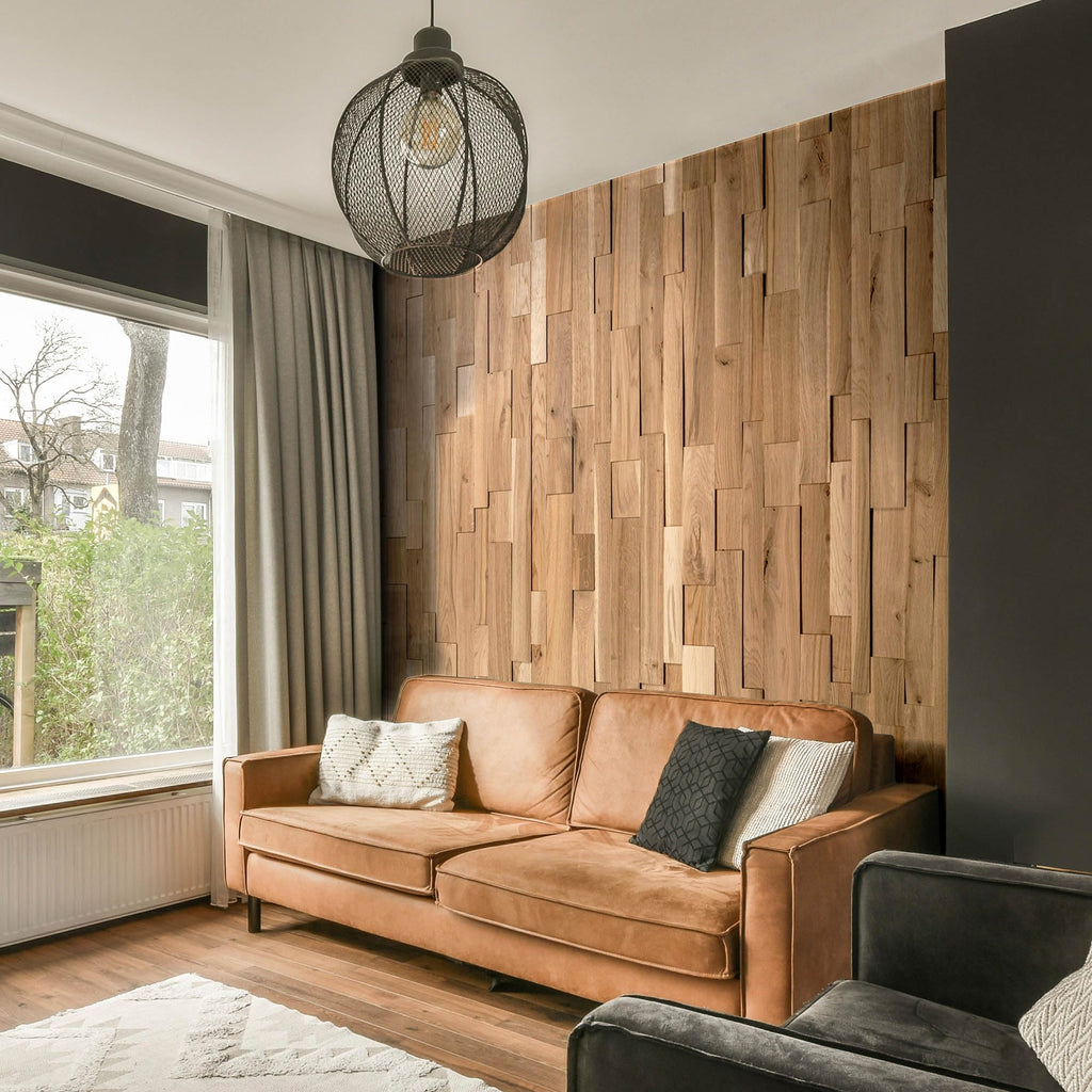 OZO Rustic Oak 3D Wall Panel - 1 m²