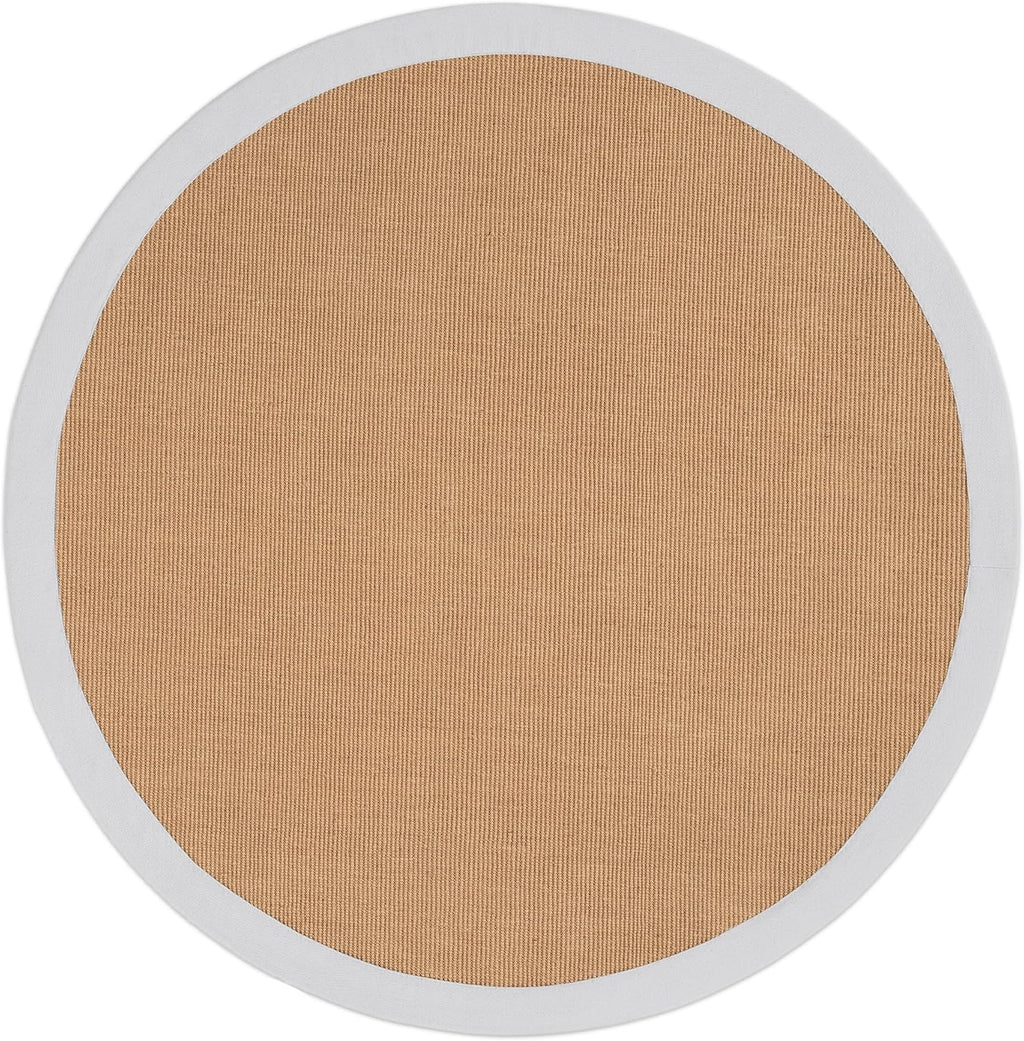 CarpetFine Natural Sisal Rug Beige 140x200cm | Modern Rug for Living Room and Bedroom
