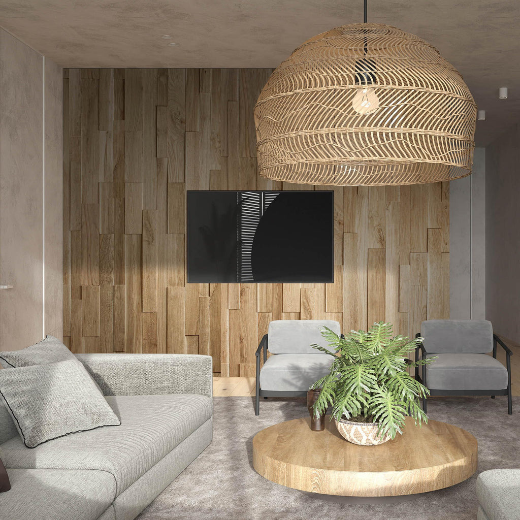 OZO Rustic Oak 3D Wall Panel - 1 m²