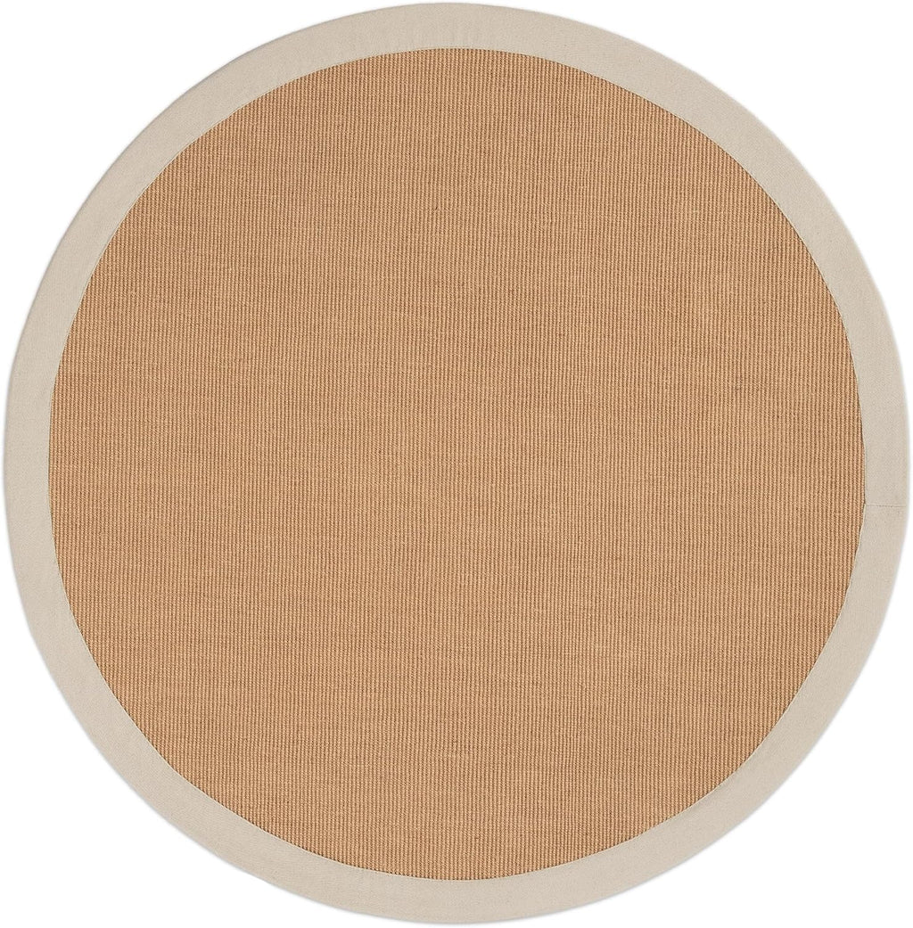 CarpetFine Natural Sisal Rug Beige 140x200cm | Modern Rug for Living Room and Bedroom