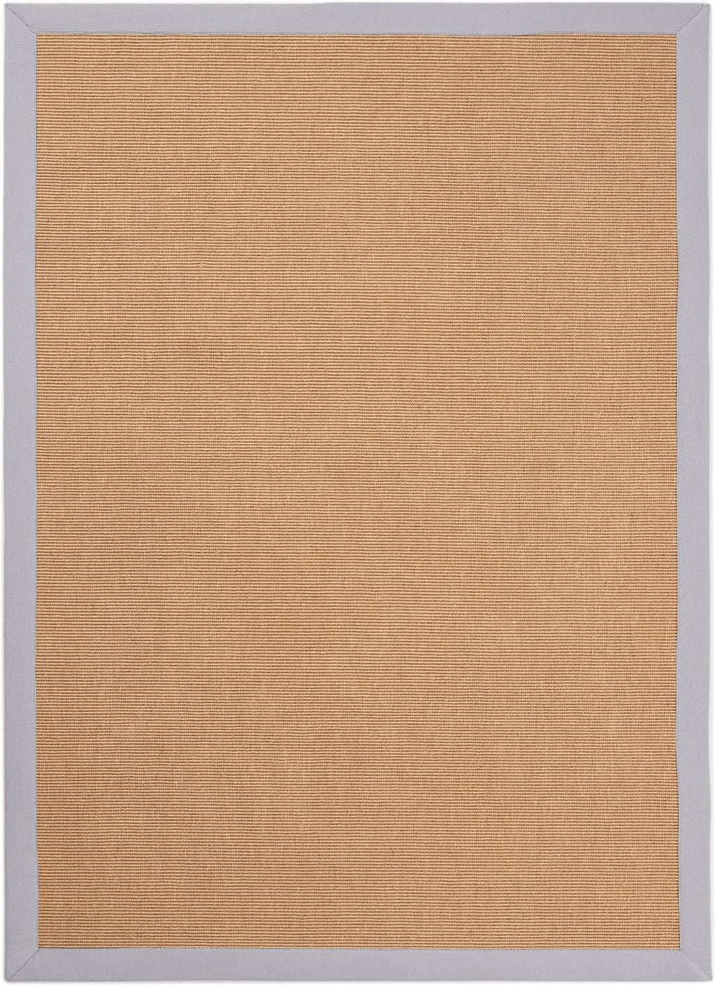 CarpetFine Natural Sisal Rug Beige 140x200cm | Modern Rug for Living Room and Bedroom