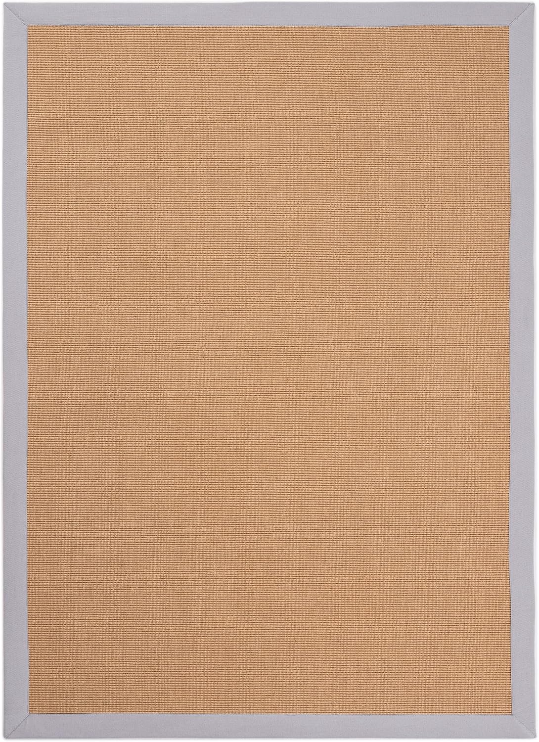 CarpetFine Natural Sisal Rug Beige 140x200cm | Modern Rug for Living Room and Bedroom