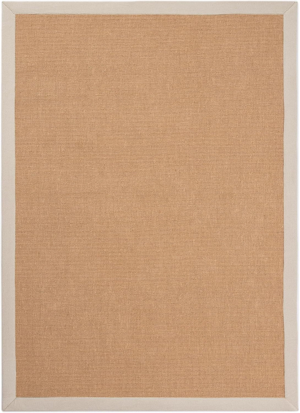 CarpetFine Natural Sisal Rug Beige 140x200cm | Modern Rug for Living Room and Bedroom