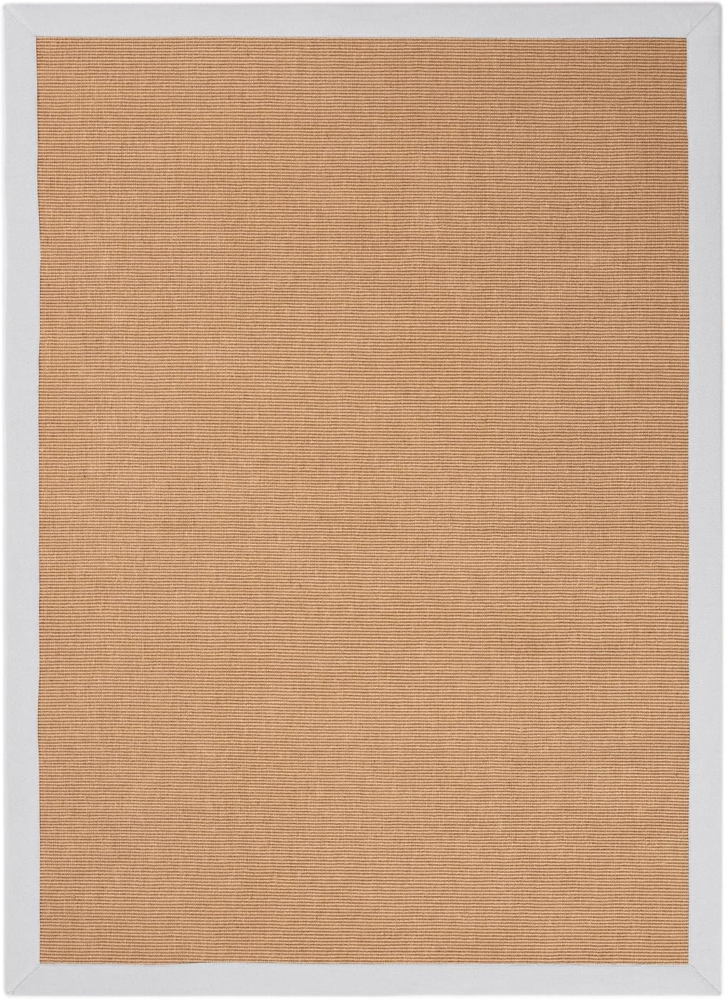 CarpetFine Natural Sisal Rug Beige 140x200cm | Modern Rug for Living Room and Bedroom