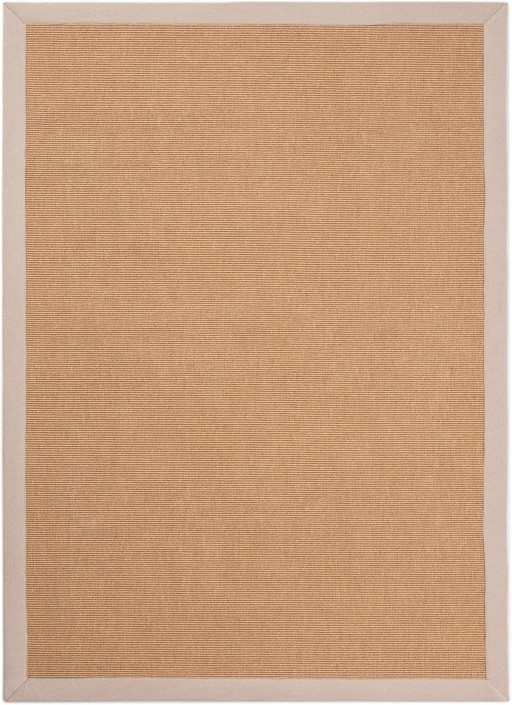 CarpetFine Natural Sisal Rug Beige 140x200cm | Modern Rug for Living Room and Bedroom