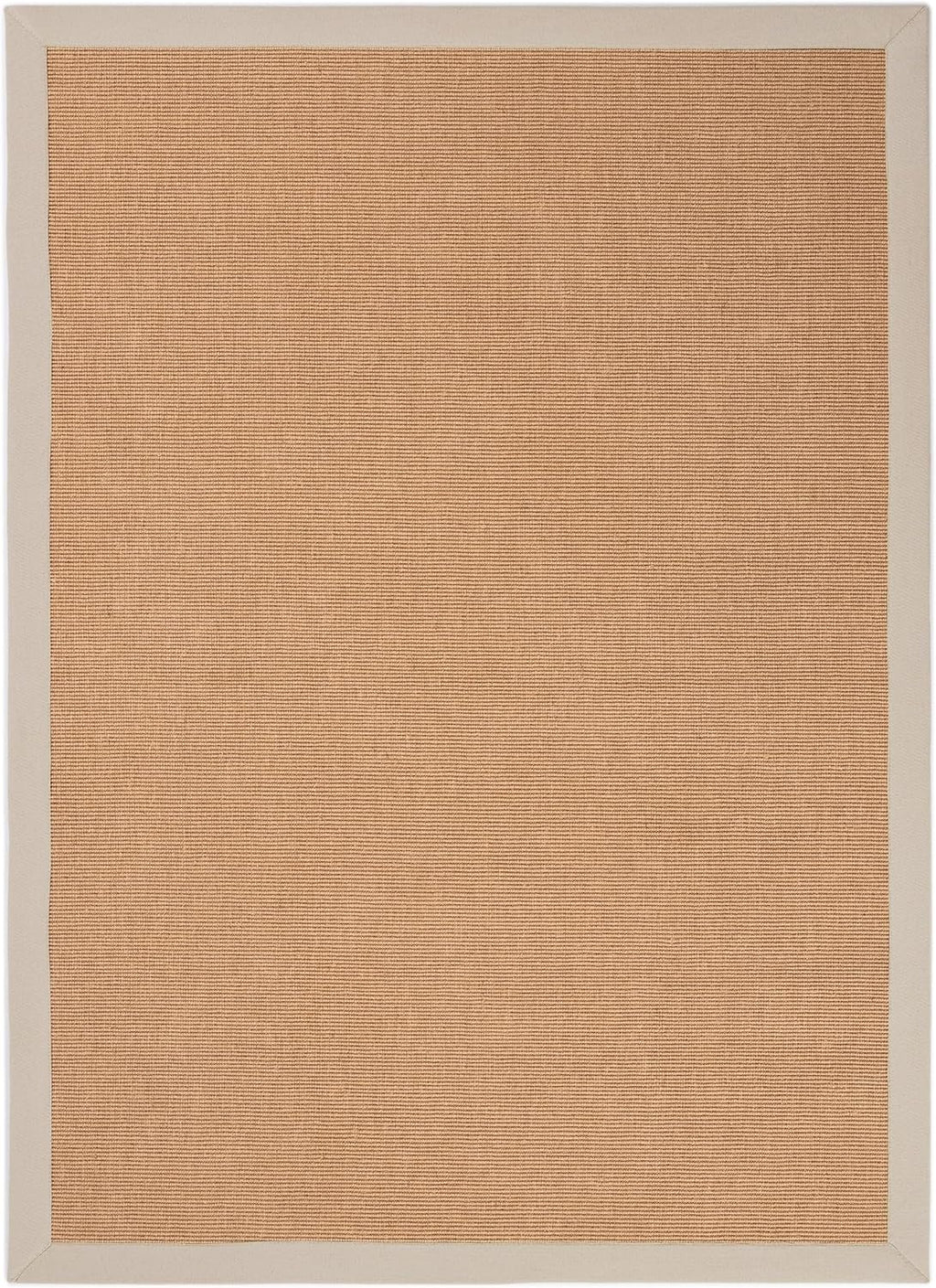 CarpetFine Natural Sisal Rug Beige 140x200cm | Modern Rug for Living Room and Bedroom